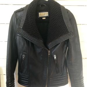 Michael Kors Leather Jacket XS